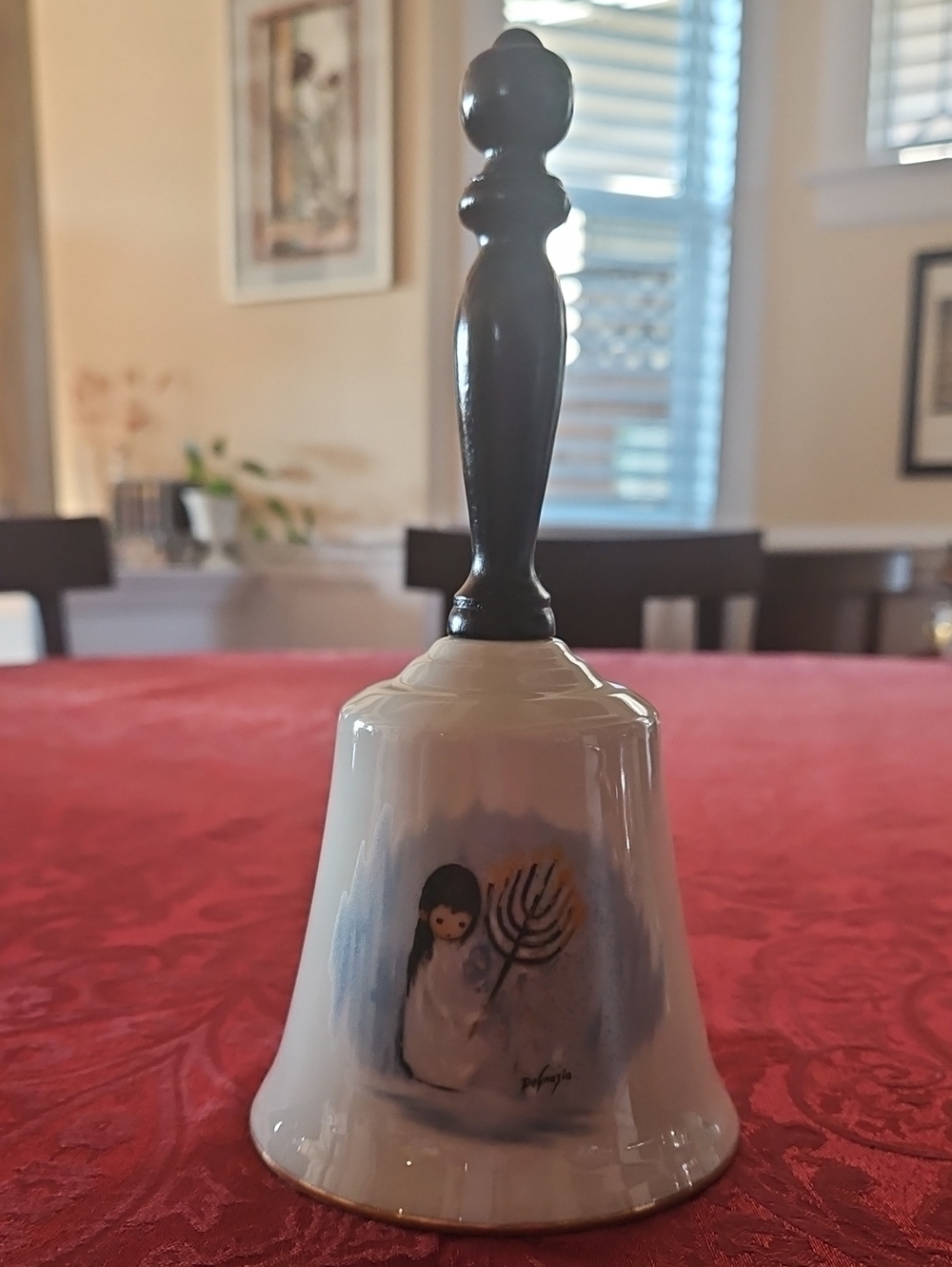 1981 Ted DeGrazia "Festival of Lights" Limited Edition Porcelain Bell